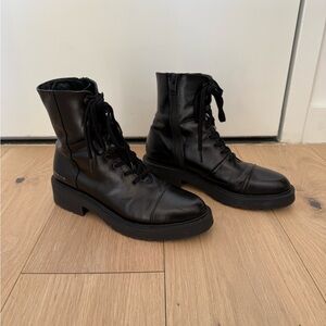 All Saints Dusty Cap Toe Combat Boot, 9M